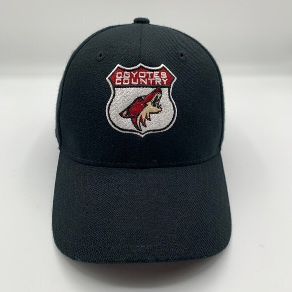 Arizona Coyotes NHL Black New Era Coyotes Country Wool Blend Strapback Hat - Picture 2 of 5